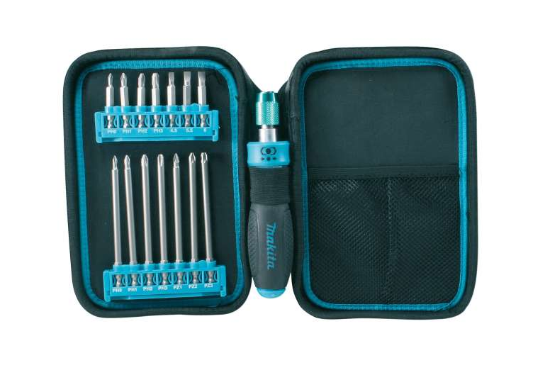 Makita 16-tlg. Ratschen und Bit-Set für nur 12,80€ anstatt 19€