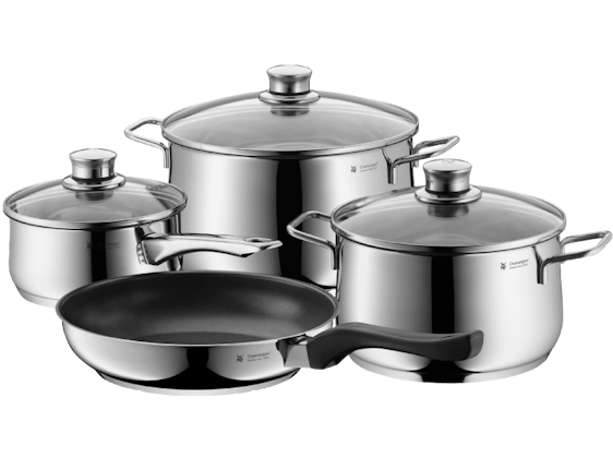 WMF 07.3027.6040 Diadem Plus 4-tlg., Kochgeschirr-Set