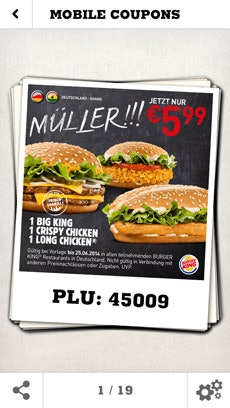 Burger King: 3 Burger für 5,99€