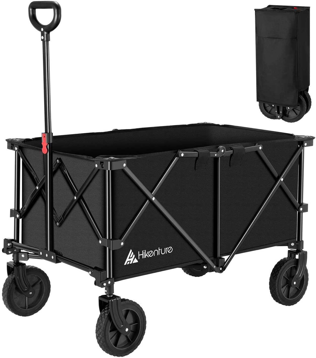 Faltbarer Bollerwagen (bis 80kg) inkl. Regenhaube für 69,59€(Statt 86,99€)