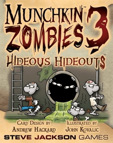 Munchkin Zombies 3 Hideous Hideouts (englisch) mit 23% Nachlass