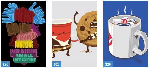 50% Rabatt bei Threadless - zwei T-Shirts für 11,06€ pro Stück