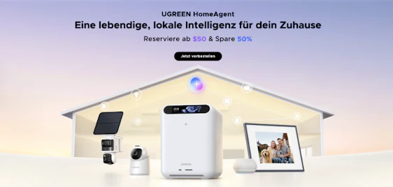 Smart-Home-Zentrale mit lokaler KI! 🤖 Ugreen HomeAgent HA100 für $50 reservieren