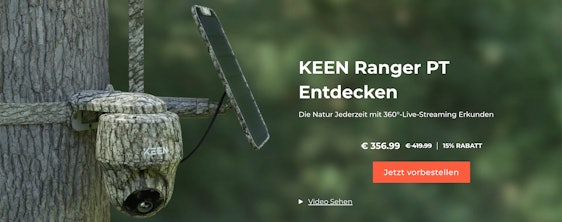 Reolink Keen Ranger PT für 308€ – Pan & Tilt-Trailkamera mit 360°-Blickwinkel und Appsteuerung
