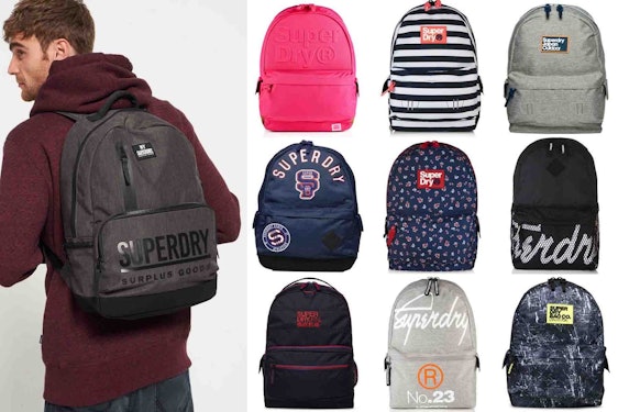 Superdry Rucksack/Taschen versch. Farben und Modelle