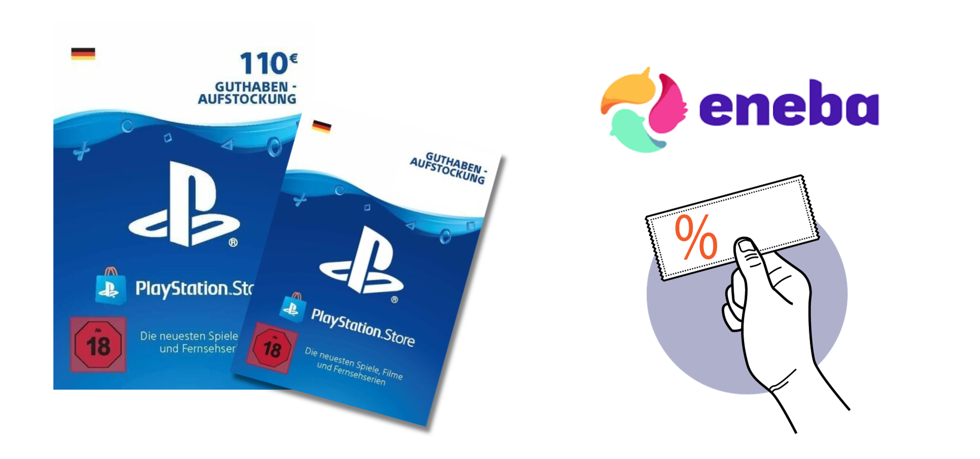 110€ PSN Guthaben für 82€ - Playstation Network Guthaben aufladen