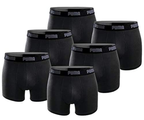 PUMA Boxershort 6er Pack Herren Basic Black Limited Edition