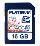 Platinum 16GB SDHC-Card (Class 10) für 8,49€ (sonst nicht unter 10€)
