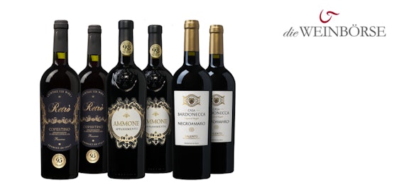 Weinpaket Primitivo & Negroamaro für nur 40€ - Jetzt mit Gutschein günstiger sichern!