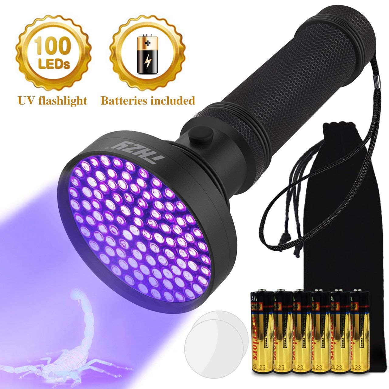 UV-Taschenlampe zur Spurensuche (wie bei NCIS)