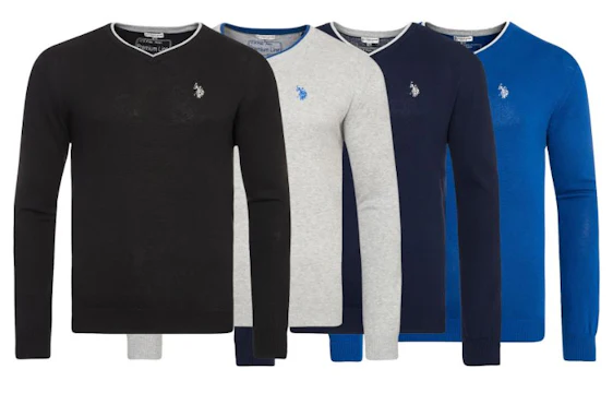 U.S. Polo Assn. V-Neck Sweater für 15€ - in den Größen M - XXL