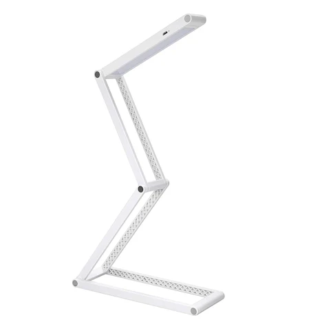 Faltbare leds schreibtischlampe mit usb wiederaufladbare port