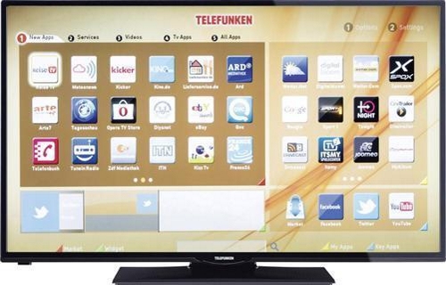 42" Smart TV TELEFUNKEN D42F275A3CW mit Triple Tuner und WLan für nur 284,90 EUR + 19,90 EUR Lieferung
