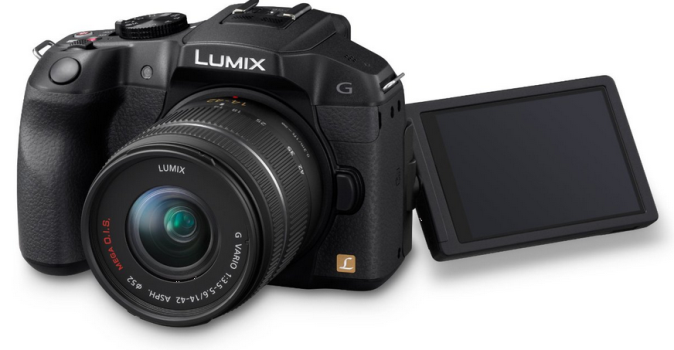 Panasonic Lumix DMC-G6KEG-K Systemkamera im 14-42mm Kit für 406€ - 16 Megapixel, Touchscreen, WiFi, NFC
