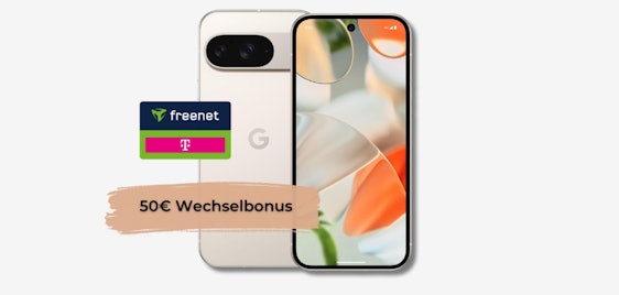Effektiv GRATIS 🍬 Google Pixel 9 für einmalig 29€ im 20GB Telekom-Tarif für goldige 19,99€ mtl.