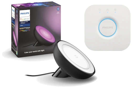 Philips Hue Bloom + Bridge für 64€ - LED Tischleuchte mit Dimmfunktion
