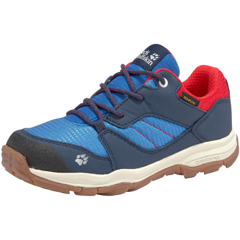 Aktion: Jack Wolfskin Mountain Attack 3 Extended Version Texapore Low Kids (4036891) blue/red 20% günstiger