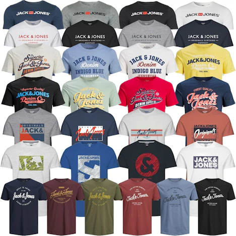 Jack & Jones Herren T-Shirt Rundhals versch. Modelle