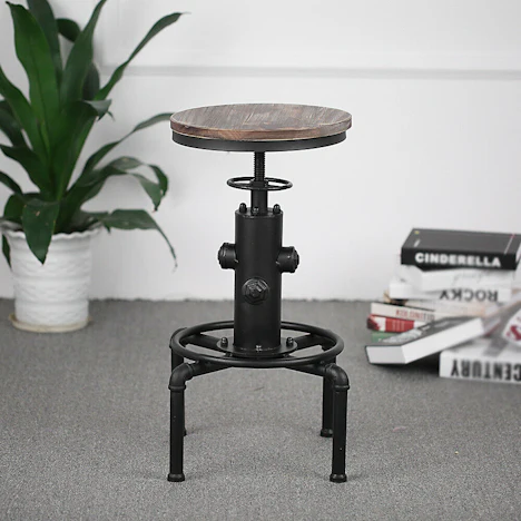 iKayaa Metall Industrieller Barhocker für 39.55eur