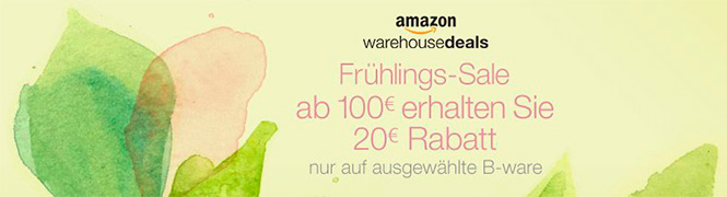 20€ Rabatt auf ausgewählte Warehouse Deals ab 100€ MBW *UPDATE3*