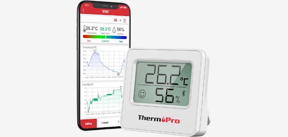 ThermoPro TP357 für 11€ – Thermo-Hygrometer für Innenräume, mit Bluetooth (Prime)
