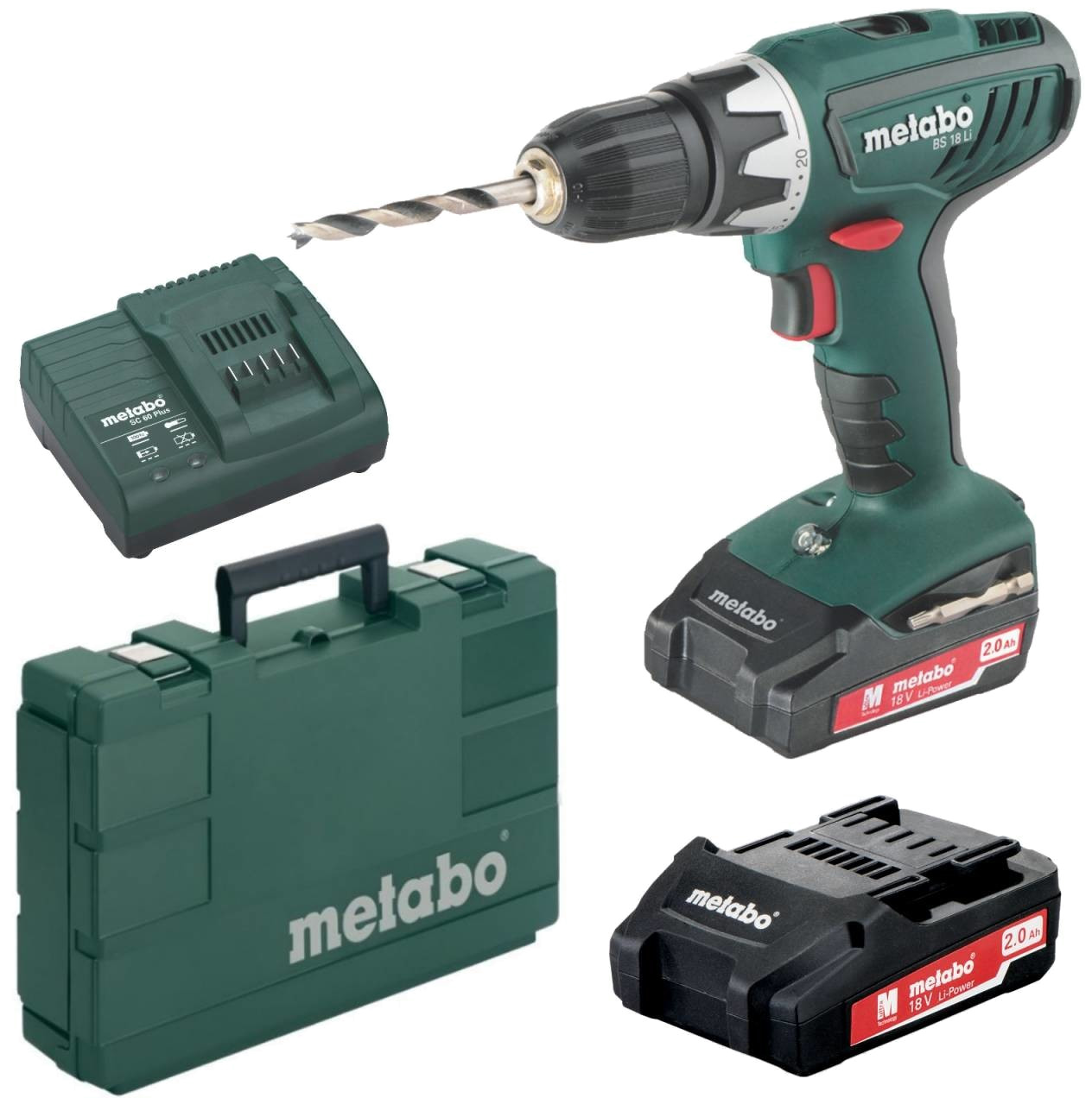 Metabo BS 18 Li für 90€ - Akkuschrauber mit 20 +1 Drehmomentstufen