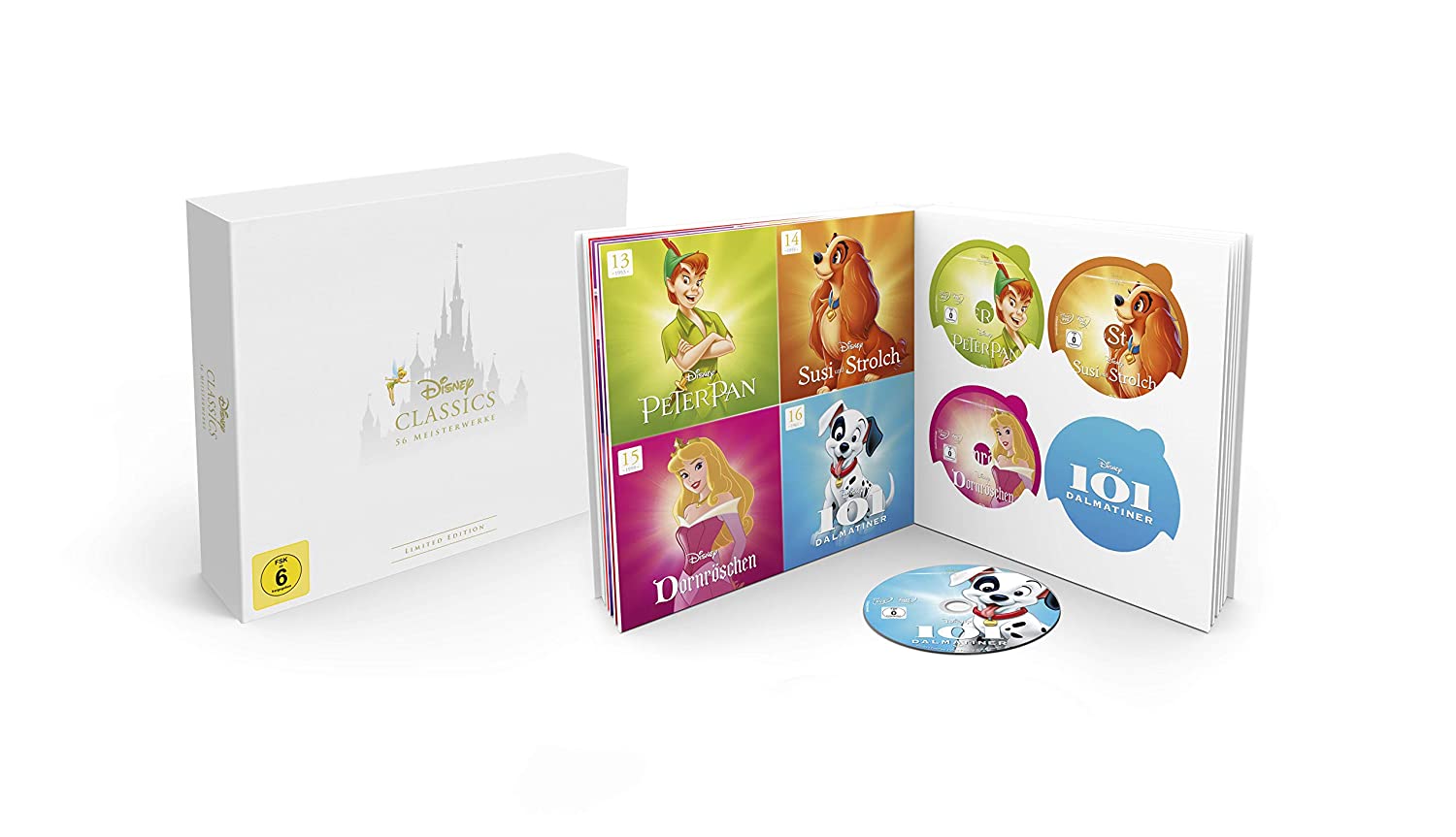 Disney Classics Komplettbox für 170€ - 56 Filme auf Blu-ray und DVD