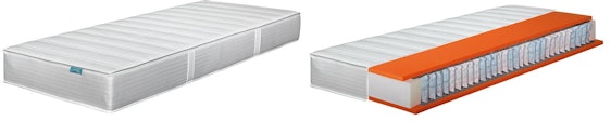 Hn8 Dynamic TFK (z.B. 80/90x200cm) ab 149€ – Taschenfederkern-Matratze mit Größenauswahl, Härtegrad 2-4
