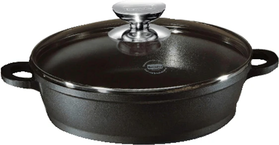 Berndes Vario Click Induction Schmorkasserolle mit Glasdeckel 28 cm mit 38% Ersparnis