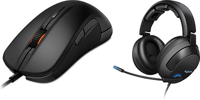 SteelSeries Rival Gaming-Maus für 45€ und Roccat Kave Solid Gaming-Headset für 72€