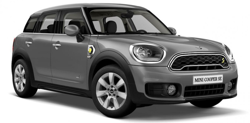 Mini Cooper SE Countryman All4 Hybrid (220PS) in Schwarz für 256,90€ monatlich + 690€ Überführung - im Privat- und Gewerbeleasing über 36 Monate mit 10.000km jährlich