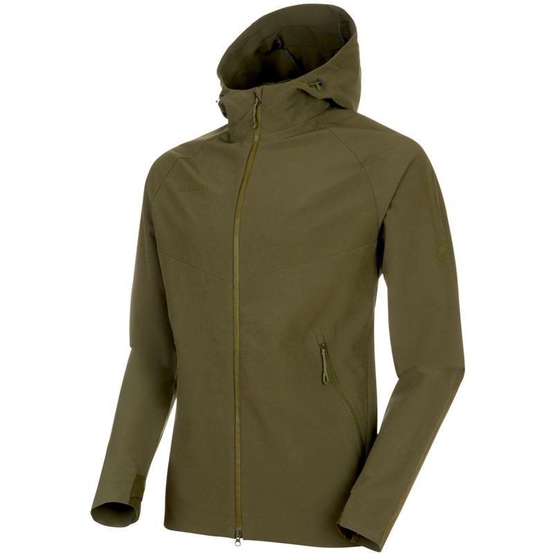 14% Rabatt auf Mammut Macun Softshell-Jacket Hooded (1011-00500) iguana