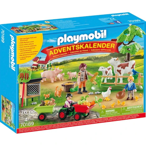 PLAYMOBIL - 70189 Adventskalender: Auf dem Bauernhof für 13,95 EUR inkl. Versand