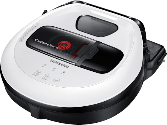 Samsung PowerBot VR1GM7010UW für 233€ - beutelloser 130W Saugroboter mit Hindernissensor