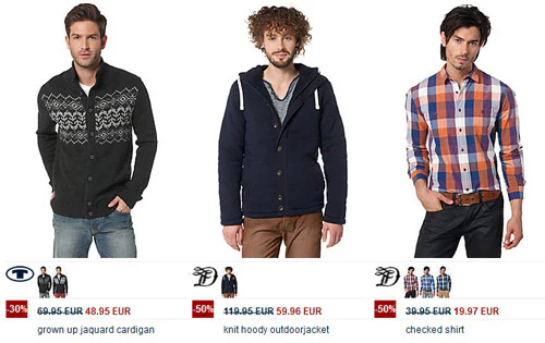 Tom Tailor Sale mit bis zu 50% Rabatt auch auf Winterklamotten