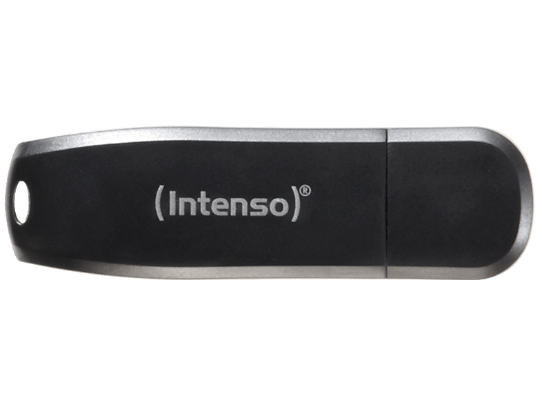 INTENSO Speed Line USB-Stick, Schwarz, 256 GB für 25,- EUR inkl. Versand