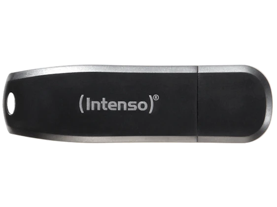 INTENSO Speed Line USB-Stick, Schwarz, 256 GB für 25,- EUR inkl. Versand