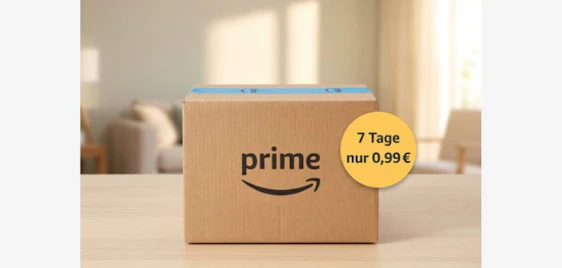Prime Deal! 🚀 7 Tage Amazon Prime für nur 0,99€ (statt 8,99€/Monat)