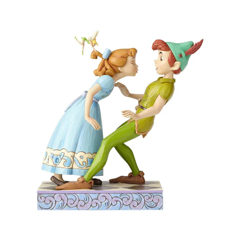 Disney Traditions An Unexpected Kiss - Peter Pan and Wendy Figur