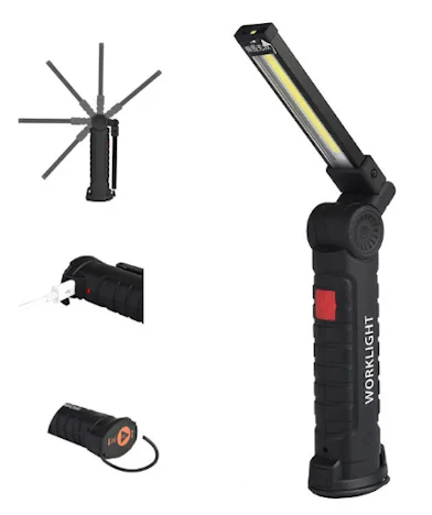 XANES 175A Werkstattlampe – per USB aufladbar und mit Magnethalterung