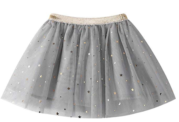 ​Mädchen Tutu Tüll mit Sterne Pailletten in 7 Farben für 6,89€(Statt 22,99€)​