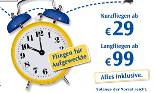 Condor Eintagsfliegen ab 29 € all-inclusive