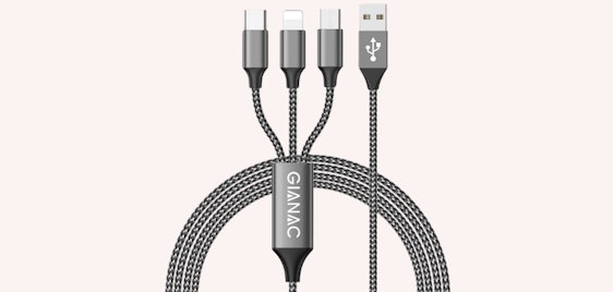 GIANAC Multi USB-Kabel für 5€ - Multi-Konnektivität, 1,2m Länge, robustes Nylon