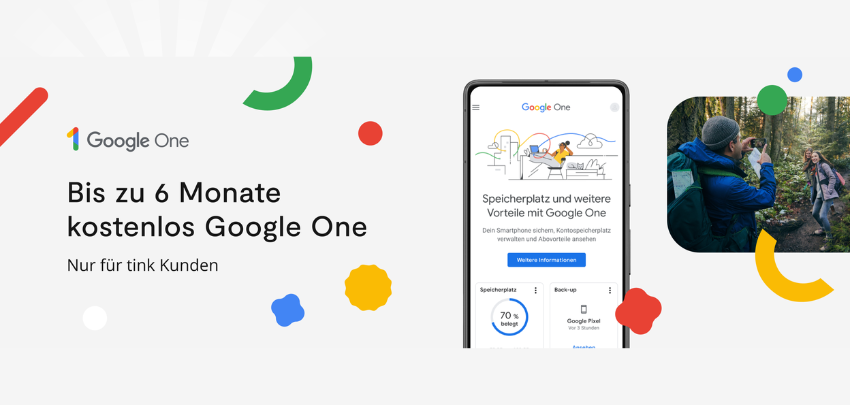 Google One bis zu 6 Monate lang kostenlos - mit Cloud-Back-up, bis 2 TB Speicher &amp; Familienfreigabe