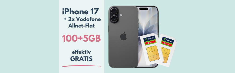 iPhone 17 Vodafone Doppelkarte