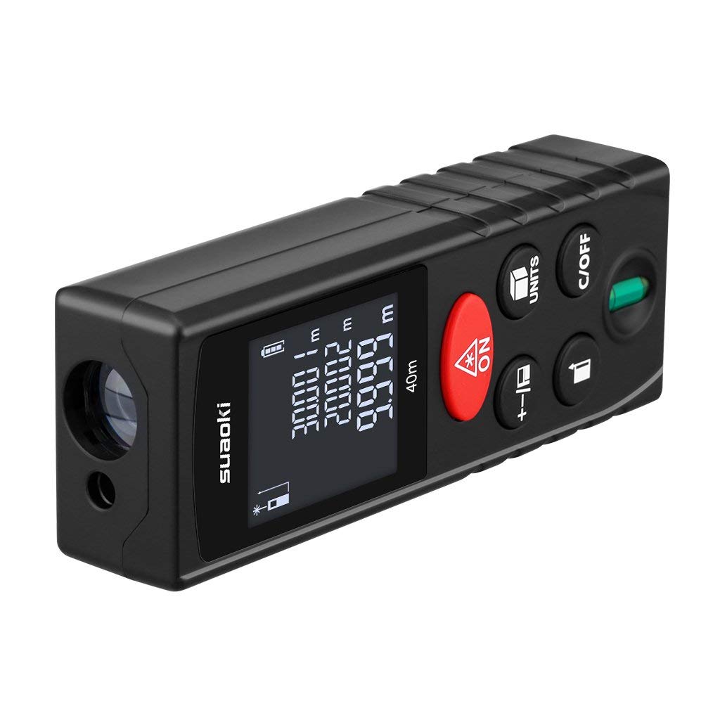 40M Tragbares Digital Distanzmessergerät mit dem LCD-Hintergrundbeleuchtung Display
