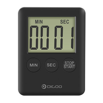 Digoo DG-TK30 Mini LCD Display Electric Digital Kitchen Timer Loud Alarm 