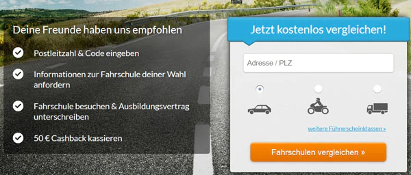 Fahrschulvergleich-Cashback