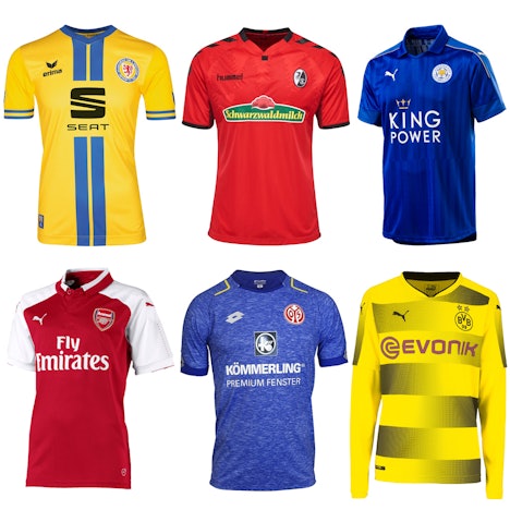 Fußballtrikots für unter 19,95€ - z.B Arsenal, Dortmund, Mainz, Schalke uvw Trikots