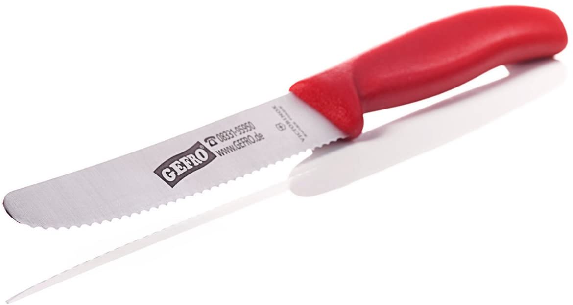 6 Gefro Tomatenmesser + Gratis Sauce Bolognese &amp; Bella Italia-Würzung für 18€ - scharfe Messer inkl. 2 Saucen